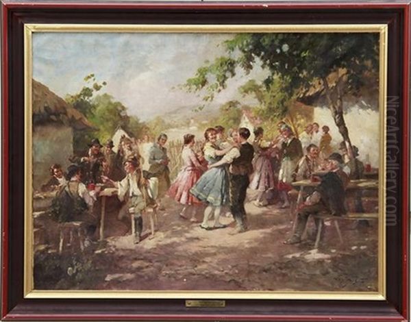 Spring Festival Oil Painting by Acs Agoston