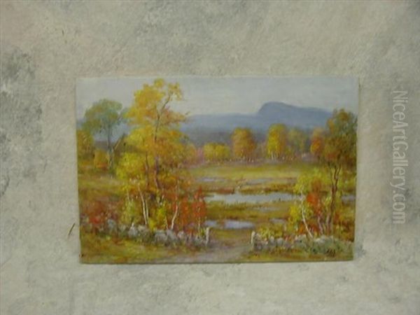 Indian Mound Hill, Southampton, Nh Oil Painting by Henry Hammond Ahl