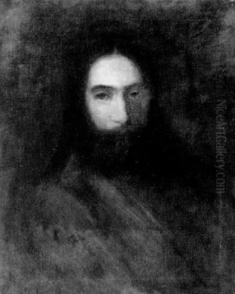 Portrait Of A Bearded Man Oil Painting by Henry Hammond Ahl