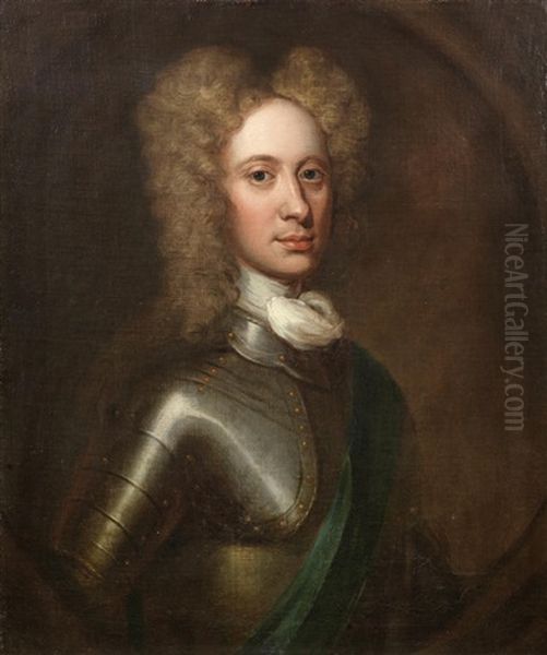 Half-length Portrait Of John, 2nd Duke Of Argyll Oil Painting by William Aikman