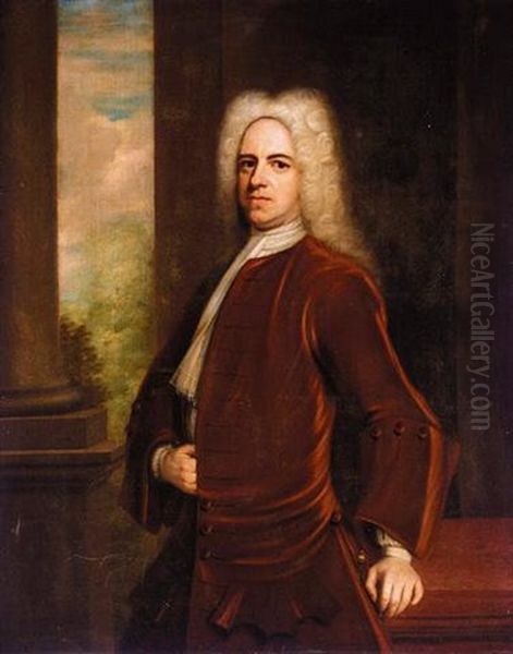 Portrait Of Sir Thomas Frederick Oil Painting by William Aikman