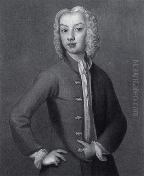 The Marquis Of Bridgewater Oil Painting by William Aikman