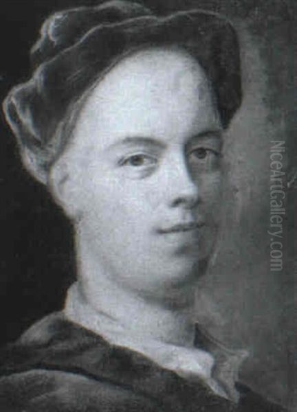 Portrait Of A Gentleman, Possibly John Gay Oil Painting by William Aikman