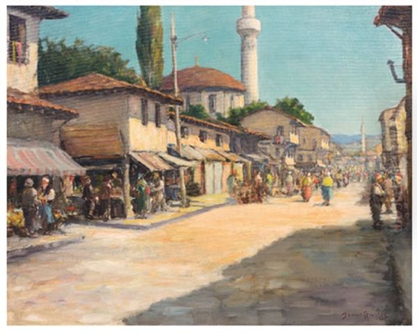 Sokak Oil Painting by Dennis Ainsley