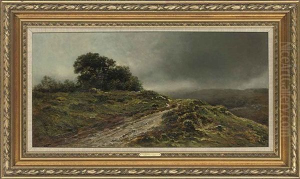 The Moors At Duncraggan, Scotland Oil Painting by James Alfred Aitken