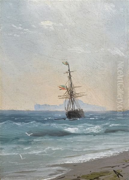 Capri Oil Painting by Ivan Konstantinovich Aivazovsky