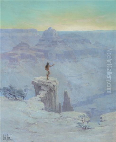 Shoshone Point, Grand Canyon Oil Painting by Louis B. Akin