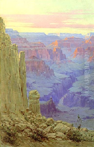 The River, Grand Canyon Oil Painting by Louis B. Akin