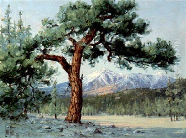 Landscape Oil Painting by Louis B. Akin