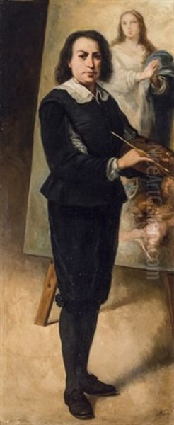 Retrato De Murillo by Jose Maria Alarcon