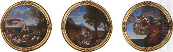 The Landscape Cycle Of The Four Elements Oil Painting by Francesco Albani