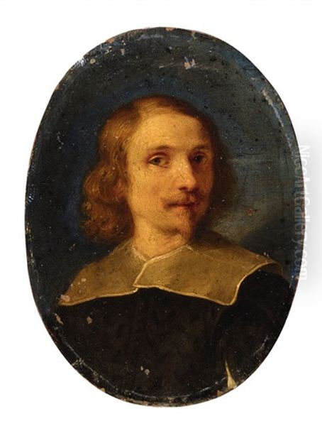 Self Portrait As A Young Man Oil Painting by Francesco Albani