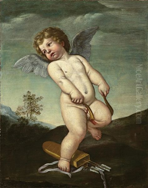 Cupido Oil Painting by Francesco Albani