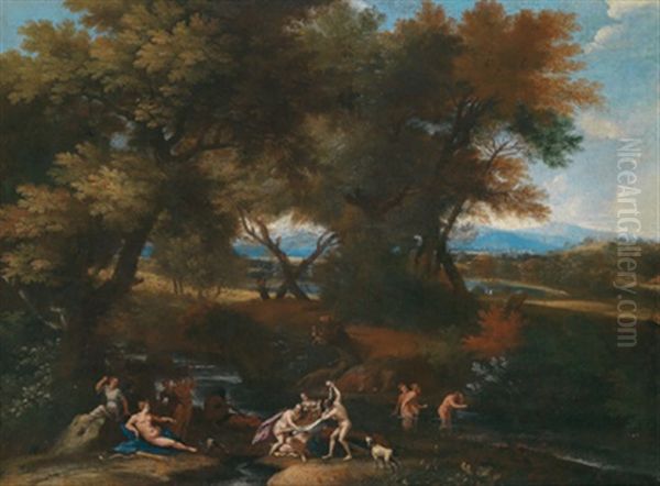 Diana Und Callisto Oil Painting by Francesco Albani