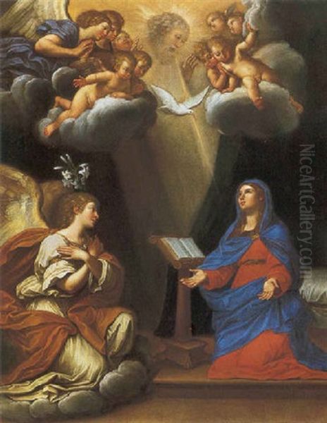 Annunciazione Oil Painting by Francesco Albani