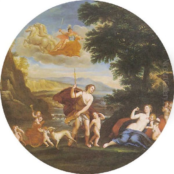 Scena Mitologica Oil Painting by Francesco Albani