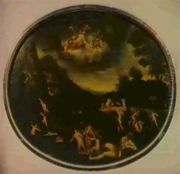 Les Quatre Saisons                                          (4) Oil Painting by Francesco Albani