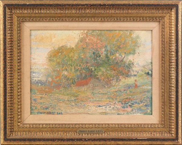 Impressionist Landscape Oil Painting by Ernest Albert