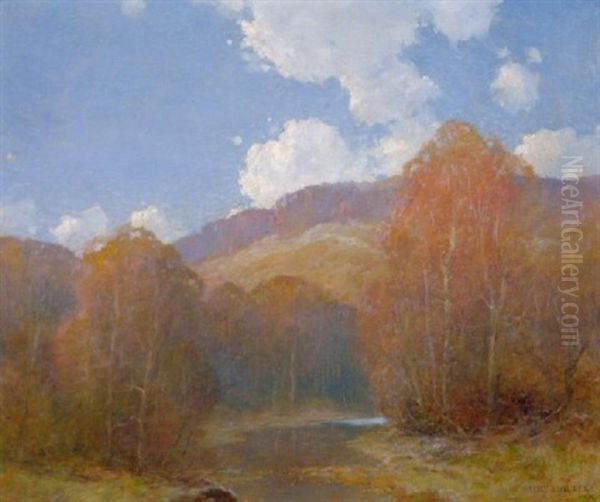 October Afternoon Oil Painting by Ernest Albert