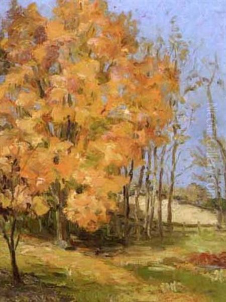 October Oil Painting by Ernest Albert