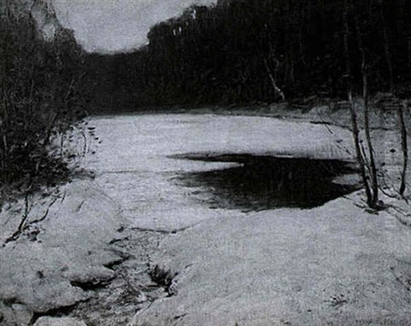 Winter Stream by Ernest Albert