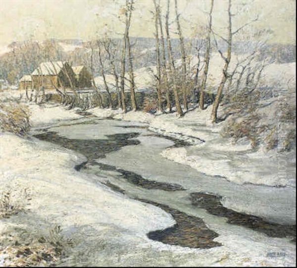 The Mill Stream Oil Painting by Ernest Albert