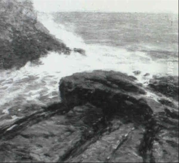 The Maine Coast Oil Painting by Ernest Albert