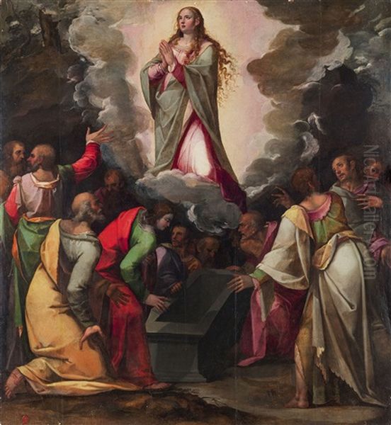 Assunzione Della Vergine Oil Painting by Durante Alberti