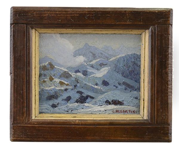 Paesaggio Innevato by Oreste Albertini