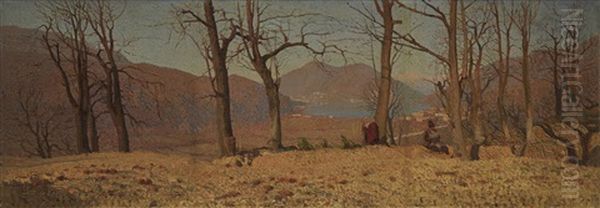 In Val Ceresio, Varese Febbraio by Oreste Albertini