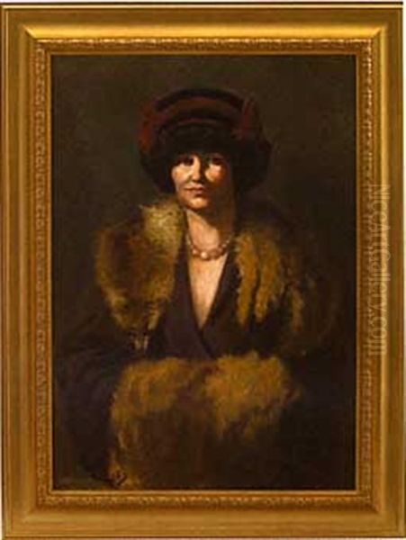 Sunday Best, Portrait Of Lucia Sturdevant Gibbes Oil Painting by John Bernhard Alberts