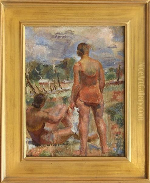 The Sun Bathers by Gertrude Partington Albright