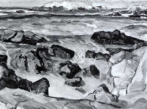 Bird Rock, Monterey by Gertrude Partington Albright