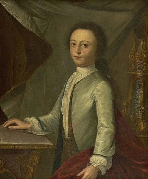 Portrait Of A Young Gentleman (john Hook ?) Oil Painting by Cosmo Alexander