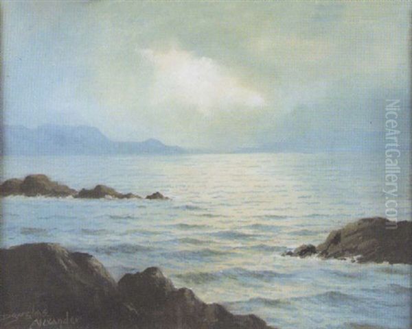 Kerry Coast Near Waterville Oil Painting by Douglas Alexander