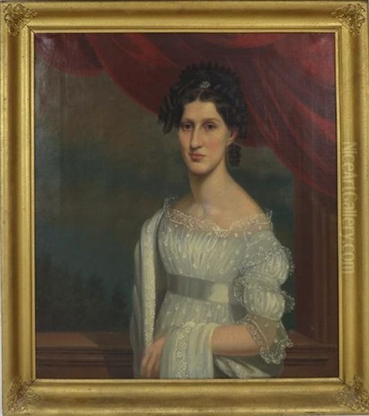 Portrait Of Eleanor Burrill by Francis Alexander