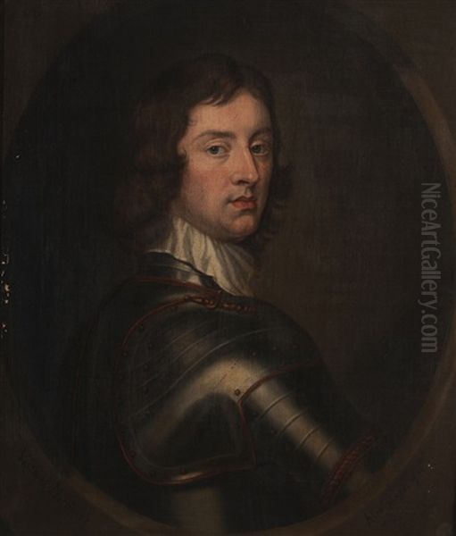 John, 1st Viscount Mordaunt (1626-1675) In Armour Oil Painting by John Alexander