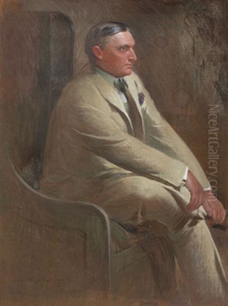 Portrait Of William Denny Oil Painting by John White Alexander