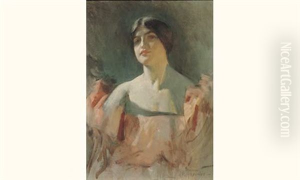 Etude De Femme Oil Painting by John White Alexander