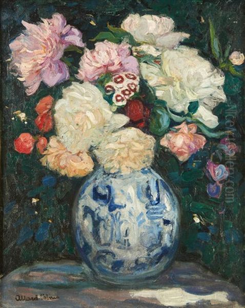 Bouquet De Fleurs Oil Painting by Fernand Allard L'Olivier