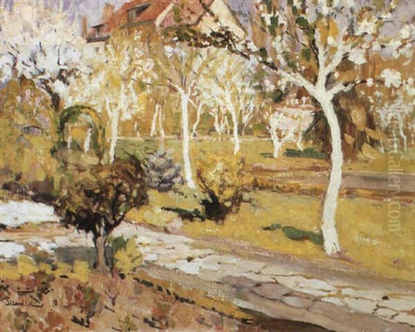 Jardin Oil Painting by Fernand Allard L'Olivier