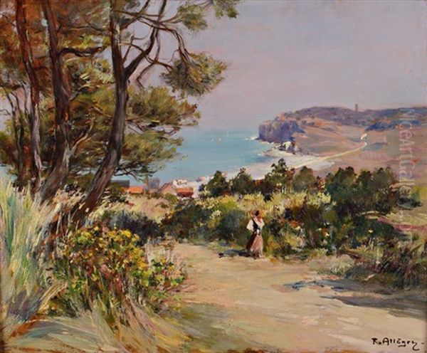 Sur La Cote Oil Painting by Raymond Allegre