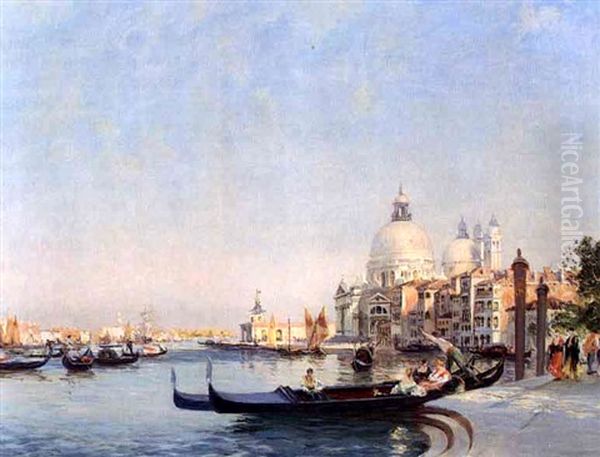 Grand Canal, Venice Oil Painting by Raymond Allegre