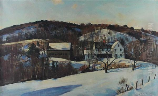 Weston Hillside Oil Painting by Charles Curtis Allen