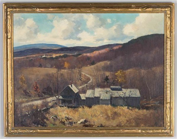 Troy From The Hills Oil Painting by Charles Curtis Allen