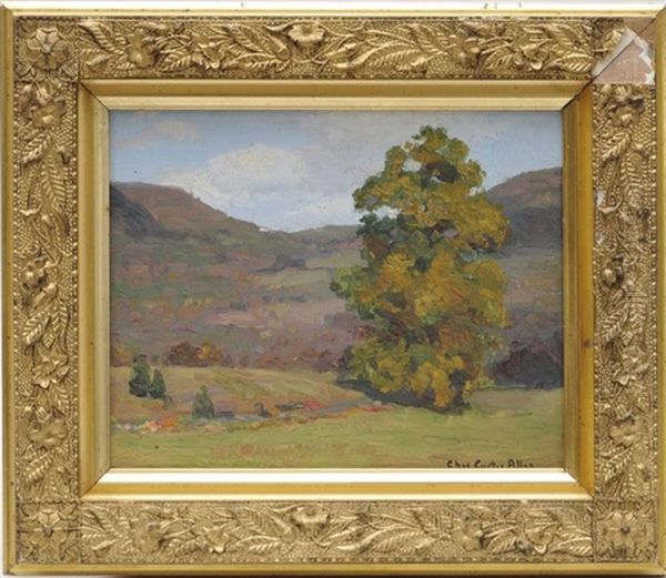 Autumn Landscape Oil Painting by Charles Curtis Allen