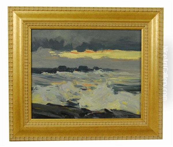 Sunset, Ogunquit, Maine Oil Painting by Charles Curtis Allen