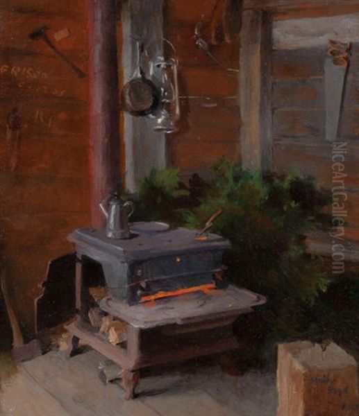 Camp On Mount Washington Oil Painting by Marion Boyd Allen