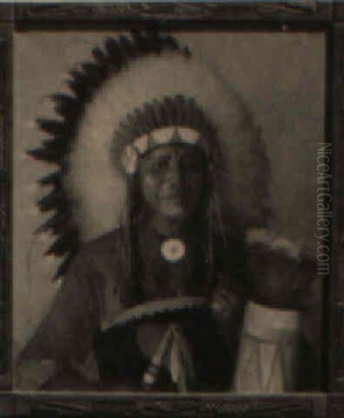 Cleto - Santa Clara Indian Oil Painting by Marion Boyd Allen