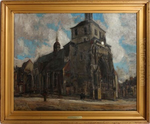 Saint Calais, France Oil Painting by C. Harry Allis